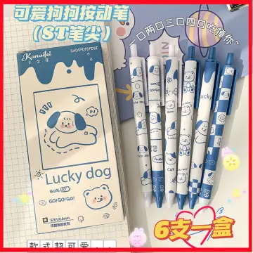 Kawaii Cartoon Press Gel Pens Cute Pens for School Asian School Kwaii  Stationary 0.5mm Pen