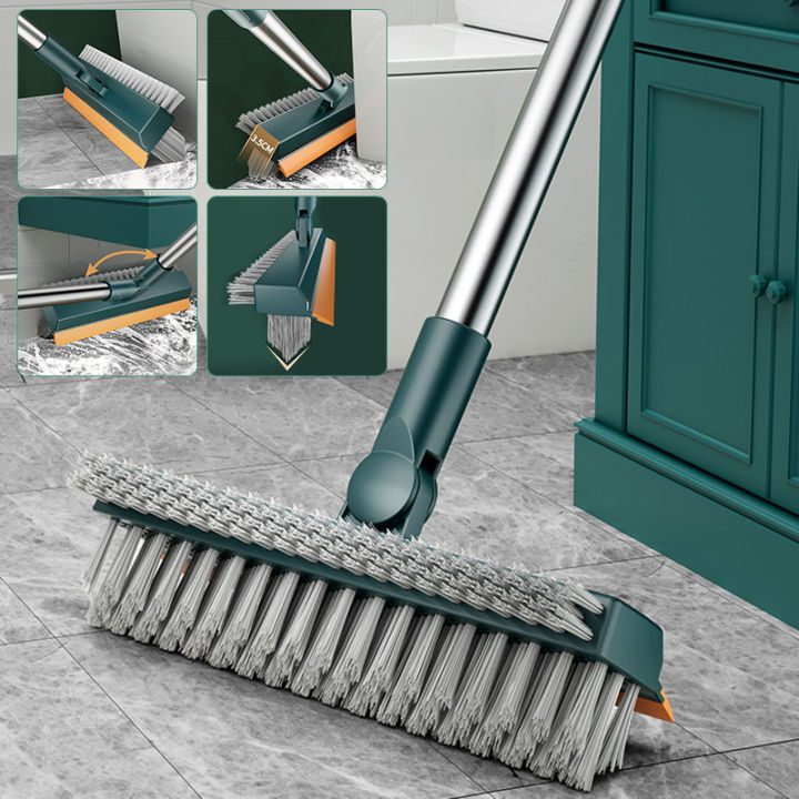 Cleaning Brush, Floor Brush Retractable Crevice Floor Bathroom