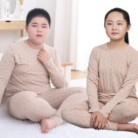 Teenagers Boys Thermal Underwear Set Lycra Plus Size Childrens Warm Clothing Long Johns Autumn Winter Girsl Large Undershirt