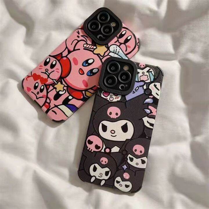 เคสโทรศัพท์มือถือ-ลาย-kuromi-star-kirby-สําหรับ-iphone-13-14-promax-12-6-7p-8plus