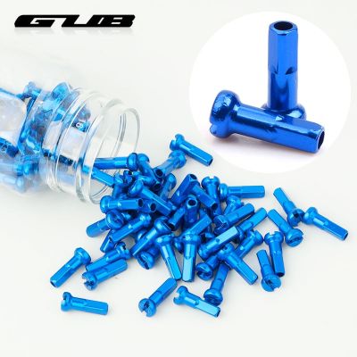 GUB 100ชิ้นจุกนมโลหะผสม G14พูดหมวก Anodized น้ำหนักเบาชนบทฟรีตัวเลือกหลายสีจักรยานขอบล้ออุปกรณ์เสริม