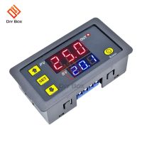 【The-Best】 Aflatoon Electronics DC 12V Timing Delay Relay โมดูล Cycle Timer LED Time Dual Digital แสดงผล Thermolator 0-999 Mi พร้อม Swtich Case Instruments