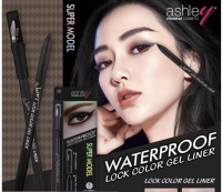 ASHLEY LOCK COLOR GEL LINER A-304 อายไลเนอร์ เนื้อนุ่ม กันน้ำ เขียนขอบตาล่างบนได้ดี**ของแท้ พร้อมส่ง