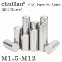 M1.5 M2 M2.5 M3 M4 M5 M6 M8 M10 M12 GB119 304 Stainless Steel Solid Rod Bearing Parallel Cylindrical Positioning Roll Dowel Pin