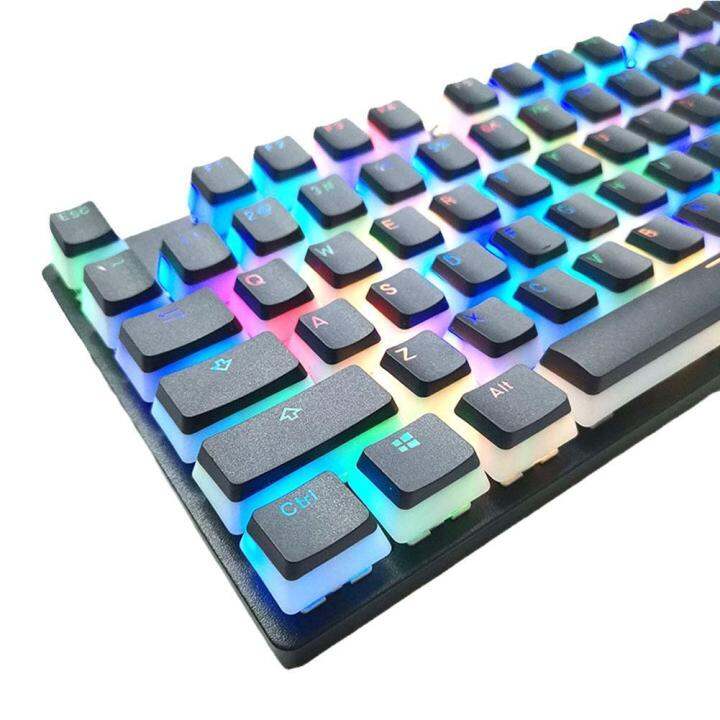 Double Shot PBT Keycap Set with Translucent Layer HyperX Pudding