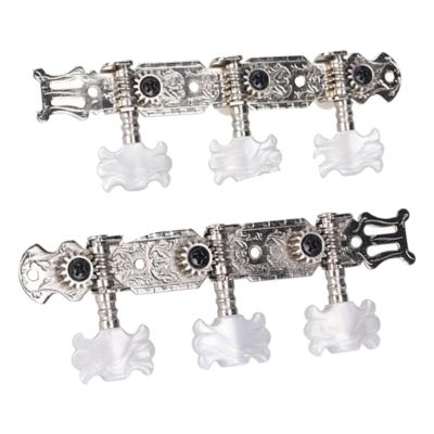 2 Pieces Metal String Tuning Pegs Electric Machine Heads Tuners Keys Parts for Accessories