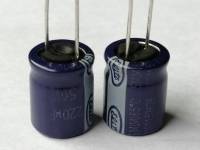 คาปาซิเตอร์ capacitor ตัวเก็บประจุ 220uf50v 85c