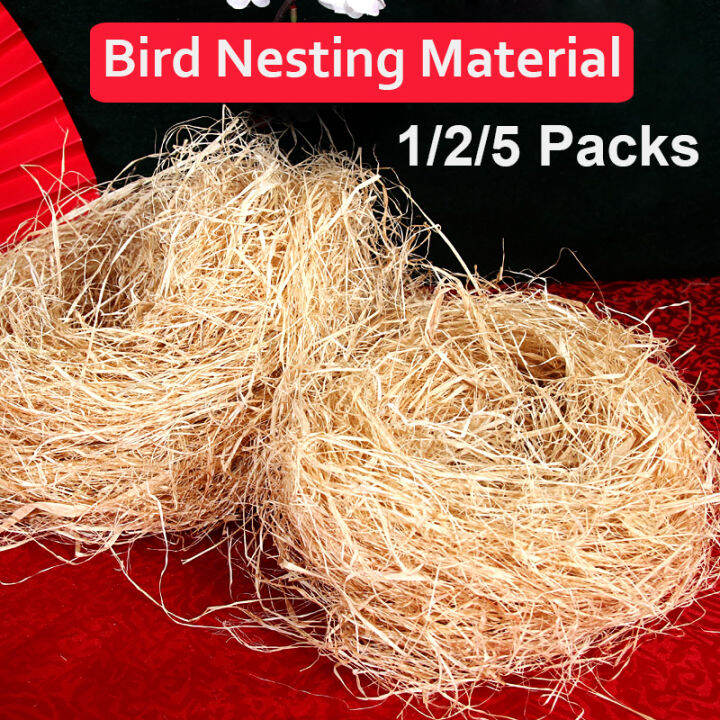 Bird Nest Fibre Natural Jute Nesting Material for Lovebirds Canaries