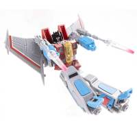 NEW JINBAO Transformation FG-04 FG04 Starscream False Eperor Air Craft With Stand And Cape Crown Action Figure Toy Gift