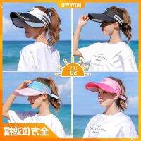 COD SDFGERTERT 【Ready stock】Korean sun hat female beach sun hat version of the retractable hollow high-top summer beach UV sun hat outdoor sports cap female baseball cap cover face cycling hat 韩版伸缩空顶遮阳帽女 沙滩防晒帽 夏季沙滩防紫外线太阳帽子 户外运动帽女 棒球帽 遮脸骑车帽