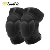 [Rear Waves] CoolFit 1คู่รองเข่าเข่า ThickenSupport ป้องกันเข่ารั้งบาสเกตบอลเข่า Pad กระดูกสะบ้าหัวเข่า