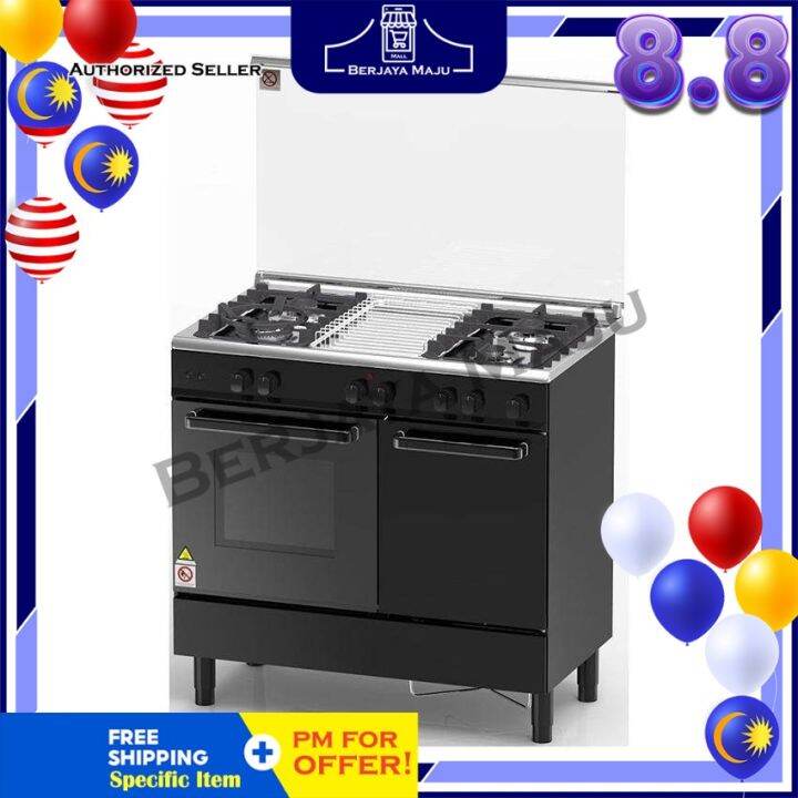 Zanussi 4 Burner 62L Freestanding Gas Cooker With Oven ZCG942K Lazada
