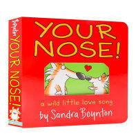 Your nose famous Sandra Boynton childrens book paper board book English Enlightenment picture story book for parents and children aged 3-6