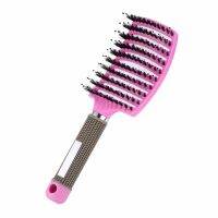 Women Female Hair Scalp Massage Comb Bristle amp;Nylon Hairbrush Wet Curly Detangle Hair Brush for Salon Hairdressing Styling Tools