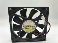 DC12V ลูกโลกแบบใหม่2023นิ้ว/ของแท้พัดลมไร้เสียงสองสาย0.19A 8ซม. power amplifire fan พัดลมระบายอากาศ