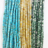 2*4MM Heishi Tiny Turquoise Topaz Jade Gemstone Flat Round Loose Natural Stone Beads For Jewelry Necklace Making DIY