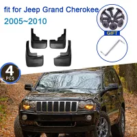 สำหรับ Jeep Grand Cherokee 2005 ~ 2010 WK MK3 2008 2006 Auto Guards คลิป Fend 4x Mudguard Splash Mudflap อุปกรณ์เสริมรถล้อหน้า