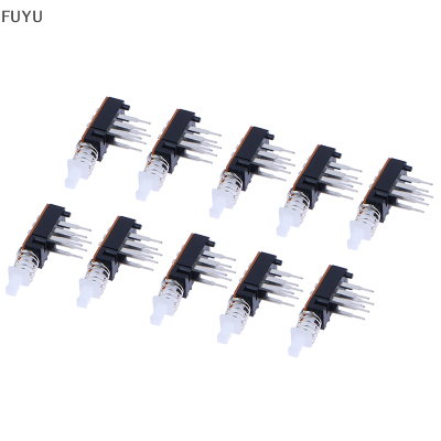 FUYU 10pcs PUSH SWITCH A03-03 A04 A05สวิตช์กุญแจ PS42F42 Power SWITCH LOCK NO LOCK 6Pin