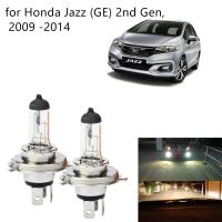 (2Pcs) H4 12V 60-55W หลอดไฟ30-เพิ่มเติมความสว่างหลอดไฟสำหรับ Honda Jaz~z (GE) 2nd Gen 2009 -2014อุปกรณ์เสริม