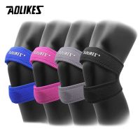 AOLIKES 1PCS Knee Support Patella Belt Elastic Bandage Sport Strap Knee Pads Protector Band Football running Fitness Knee brace