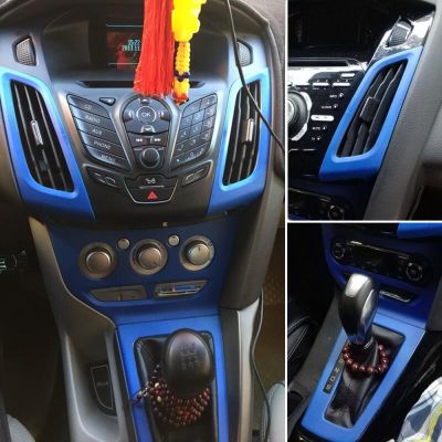 ☢❁ For Ford Focus 2012-2018 Interior Central Control Panel Door Handle 3D/5D Carbon Fiber Stickers Decals Car styling Accessorie