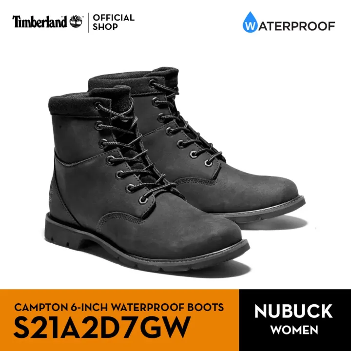 Timberland Women's Campton 6inch Waterproof BootsBlack รองเท้าบูทผู้หญิง (S21A2D7GW) Lazada.co.th