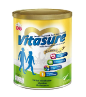 Vitasure Vanilla Flavoured Goat Milk Beverage 400กรัม ไวต้าชัวร์ เครื่องดื่มนมแพะ กลิ่นวานิลลา