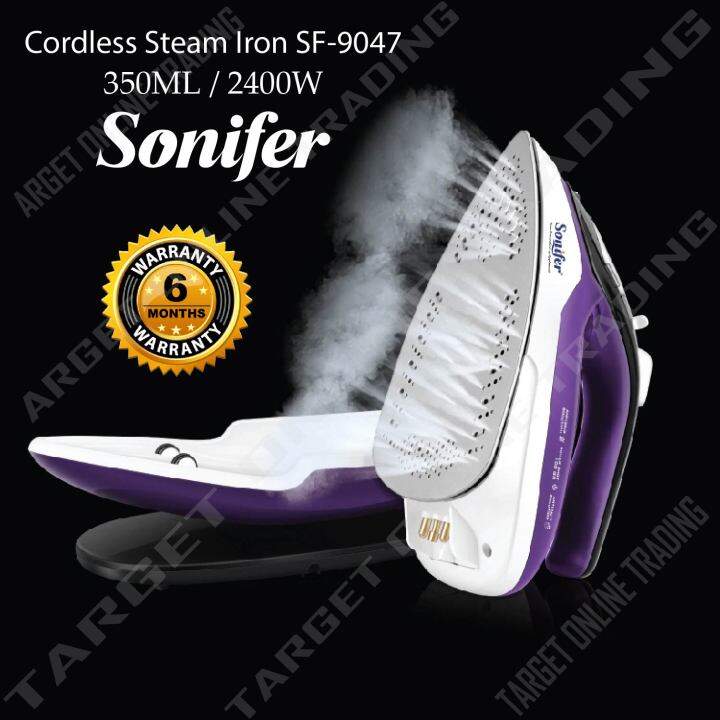 Cordless store iron target