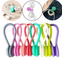 MOEROVER Cord Organizer 3ชิ้นคลิปการจัดการสายเคเบิลสำหรับหูฟังสายเคเบิลต่อโทรศัพท์ข้อมูลที่ใส่อุปกรณ์ป้องกันที่เก็บสายโพรปทดสอบคลิปสองปลายที่เก็บสายที่เก็บสายม้วนสายเคเบิลเก็บหูฟัง