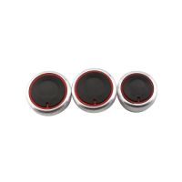 3Pcs/Set Aluminum Alloy Air Conditioning Knob AC Knob Fit For Hyundai Verna Car Air Conditioning Heat Control Switch Knob