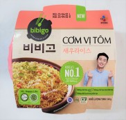 Hộp 160g VỊ TÔM  CƠM ĂN LIỀN Bibigo VN CJ FOODS Shrimp Flavor Instant Rice