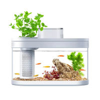 Xiaomi HFJH Geometry Fish Tank Pro - ตู้ปลาจำลองระบบนิเวศน์ในน้ำ รุ่นโปร (รวมกล่องอาหาร+ไวไฟ)