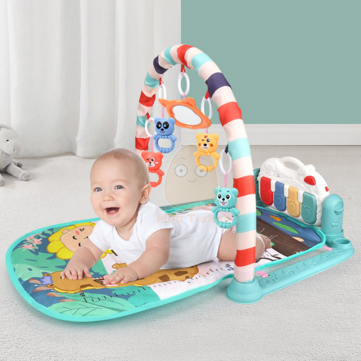 Baby Music Rack Play Mat Playmat Piano Keyboard Puzzle Carpet Gym Crawling Activity Rug Early Educational Toy For Infant Gift