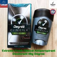 Degree Extreme Fresh Clinical Antiperspirant Deodorant 48g ผลิตภัณฑ์ระงับกลิ่นกาย โรลออน สติ๊ก