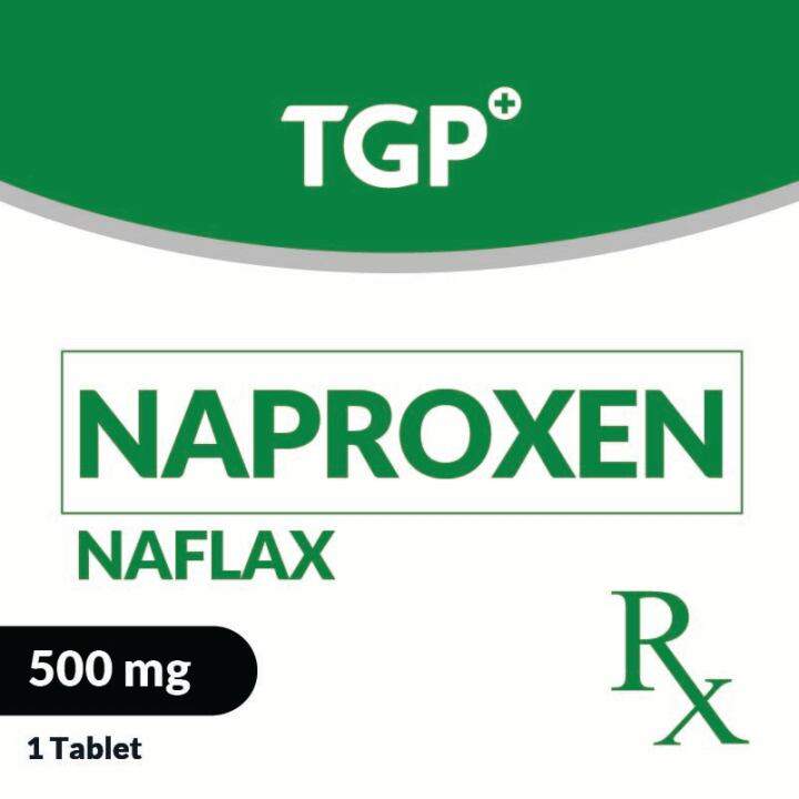 Rx NAFLAX Naproxen 500mg Tablet Lazada PH