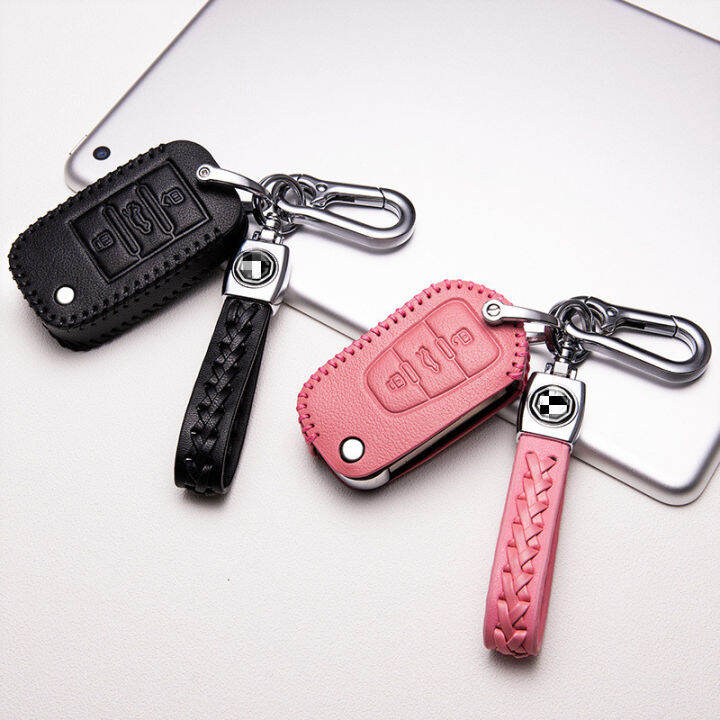 new-luxury-genuine-leather-car-key-case-cover-for-mg-6-zs-gt-mg35-gs-hs-accessories-keychain-holder-keyring-fob-shell-bag