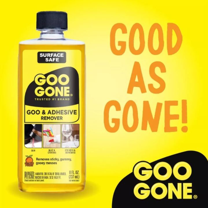 Goo Gone Original Adhesive Remover Crayon Remover Gum Remover Glue