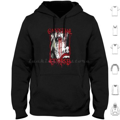 Cautious Of My Nightmares Hoodies Long Sleeve Cannibal Corpse Corpse Trash Metal Band Metal Band Obituary Bolt Thrower Size Xxs-4Xl