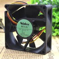 Original genuine Nidec 8025 DC24V 0.09a D08T-24TG 10B 8cm cooling fan