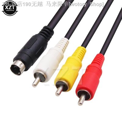 【CW】☈  New 1.2M Lead Cable 10-Pin DVI to 3 S-Video for Handycam Camcorder Digital VMC-15FS A/V