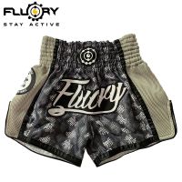 FLUORY competition muay thai pants mens training suit boxing pants professional free combat suit martial arts style shorts