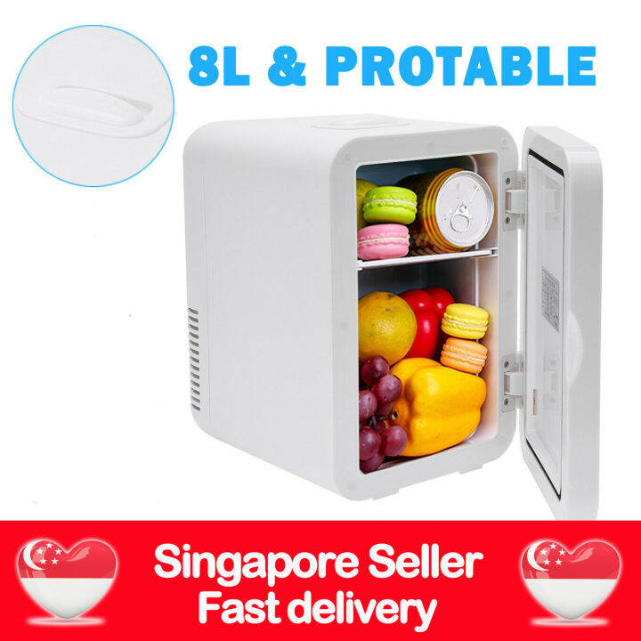 Mini Fridge 8L Small Refrigerator Cosmetic make-up fridge mini cooler ...