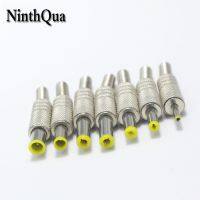 2pcs 5.5x2.5 5.5x2.1 4.8x1.7 4.0x1.7 3.5x1.35 3.5x1.1 2.5x0.7 6.5x4.4 5.0x3.0 mm DC Power Plug Yellow Head DIY Audio Connector Electrical Connectors