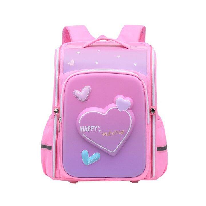 cute-3d-cartoon-school-backpack-for-children-gift-elementary-school-bags-for-girls-waterproof-love-heart-kids-book-bag