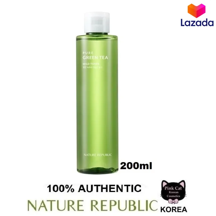 Korean Cosmetics NATURE REPUBLIC Pure Green Tea Mild Toner 200ml