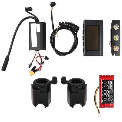Electric Scooter Controller Kit for KUGOO 8Inch Scooter Throttle Display Panel Lampshade Spare Parts