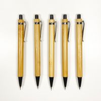 (ปากกา) เซ็ต10/20ชิ้นไม้ไผ่ตะกั่วสีดำ0.7มม. การเขียนในห้องเรียนนักเรียนดินสอกดสำนักงานอัตโนมัติดินสอเครื่องเขียน