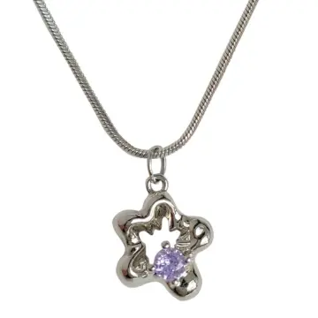 Pandora Two-tone Key & Flower Necklace - Anfesas Jewelers
