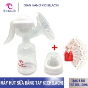 Tặng 6 túi trữ sữa Máy Hút Sữa Bằng Tay Kichilachi không BPA an toàn cho Bé