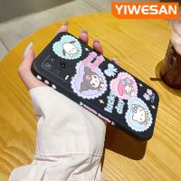 YIWESAN เคสสำหรับ Realme 8 5G 8S 5G Q3i V13 5G Narzo 30 5G เคส Q3ลายการ์ตูน Sanrio เคสโทรศัพท์ดีไซน์ใหม่บางสร้างสรรค์เคสป้องกันขอบสี่เหลี่ยมเคสนิ่มปลอกซิลิโคนเคสกันกระแทก